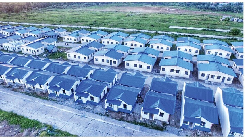 Prefabricated housing colony
